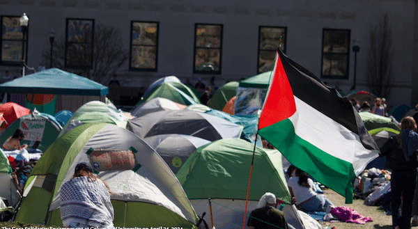 MR Online | The Gaza Solidarity Encampment at Columbia University on April 24 2024 | MR Online